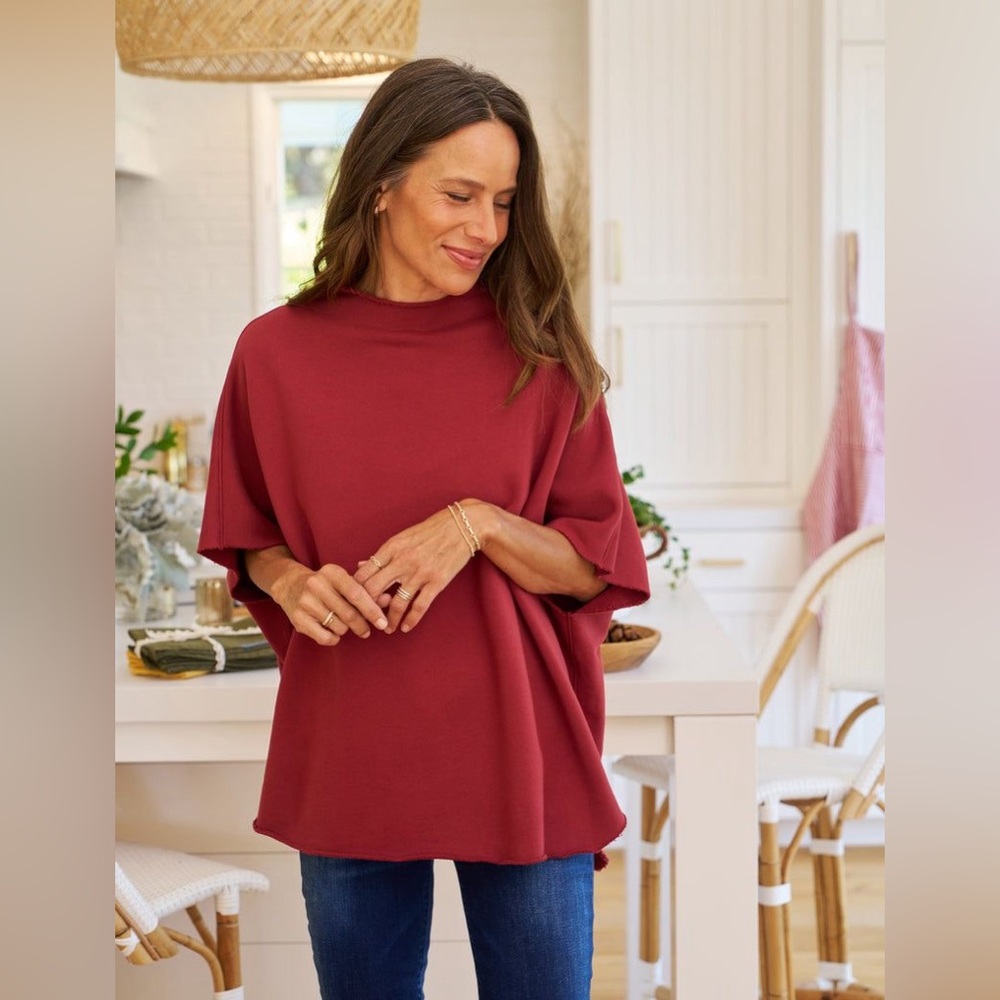 Frank & Eileen Audrey Funnel Neck Capelet One Size